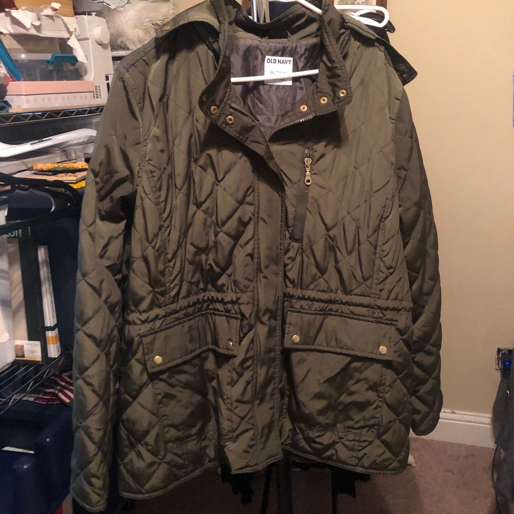 Green Winter Coat